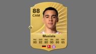 Jamal Musiala is an upcoming star with the Precision Header PlayStyle (Image via EA Sports)